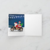 kerstkerstkerstkerstkerstkerstman met herdershond kaart (Binnen)