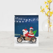 kerstkerstkerstkerstkerstkerstman met herdershond kaart (Gele Bloem)