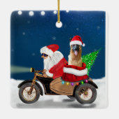 kerstkerstkerstkerstkerstkerstman met herdershond keramisch ornament (Achterkant)