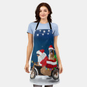 kerstkerstkerstkerstkerstkerstman met herdershond schort (Gedragen)