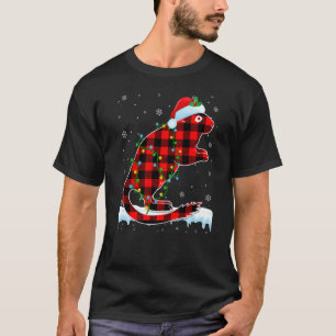 Kerstkerstkerstkerstkerstkerstman met jute dieren t-shirt