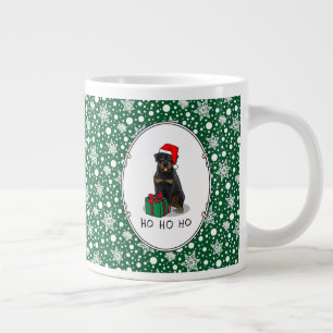 Kerstkerstkerstkerstkerstkerstman Pet Rottweiler D Grote Koffiekop