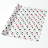 Kerstkerstkerstkerstkerstkerstman Pet Samoyed Dog Cadeaupapier (Uitgerold)