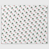 Kerstkerstkerstkerstkerstkerstman Pet Samoyed Dog Cadeaupapier (Vlak)