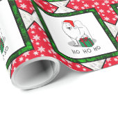 Kerstkerstkerstkerstkerstkerstman Pet Samoyed Dog Cadeaupapier (Rol Hoek)