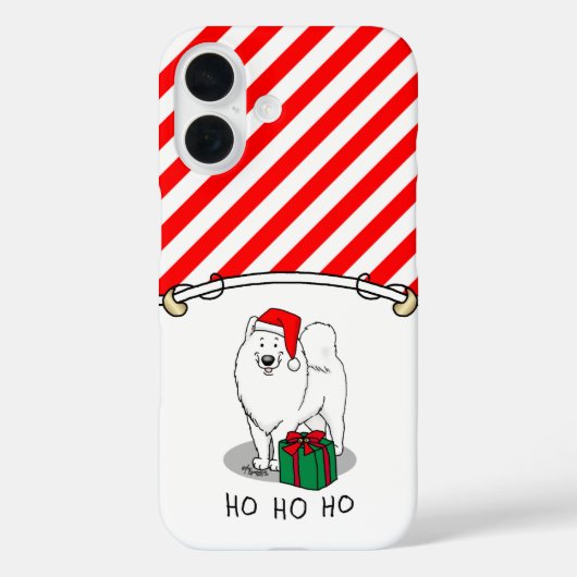 Kerstkerstkerstkerstkerstkerstman Pet Samoyed Dog Case-Mate iPhone Case (Achterkant)