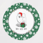 Kerstkerstkerstkerstkerstkerstman Pet Samoyed Dog Labels (Design 1)