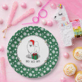 Kerstkerstkerstkerstkerstkerstman Pet Samoyed Dog  Papieren Bordje (Feest)