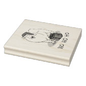 Kerstkerstkerstkerstkerstkerstman Pet Samoyed Dog  Rubberstempel (Stempel)