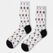 Kerstkerstkerstkerstkerstkerstman Pet Samoyed Dog Sokken (Links)