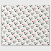 Kerstkerstkerstkerstkerstkerstman sjiitische Tzu ( Cadeaupapier (Vlak)