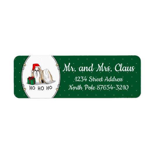 Kerstkerstkerstkerstkerstkerstman sjiitische Tzu ( Etiket (Voorkant)