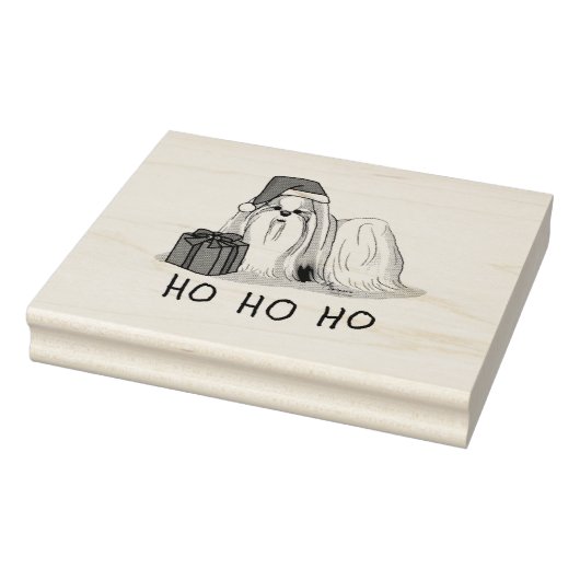 Kerstkerstkerstkerstkerstkerstman sjiitische Tzu ( Rubberstempel (Stempel)