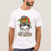 Kerstkerstkerstkerstkerstkerstman's favoriete haar t-shirt (Voorkant)