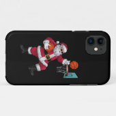 Kerstkerstkerstkerstkerstkerstmis met een Basketba Case-Mate iPhone Case (Achterkant (horizontaal))