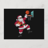 Kerstkerstkerstkerstkerstkerstmis met een Basketba Feestdagenkaart (Voorkant)