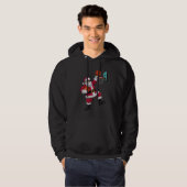 Kerstkerstkerstkerstkerstkerstmis met een Basketba Hoodie (Voorkant volledig)