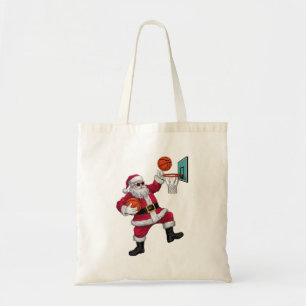 Kerstkerstkerstkerstkerstkerstmis met een Basketba Tote Bag