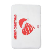 Kerstkerstkerstkerstkerstkerstmis — middenbakmat badmat (Voorkant Verticaal)