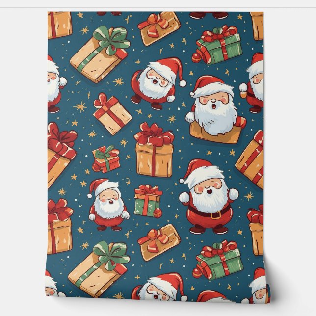 kerstkerstkerstkerstkerstkerstschilderij behang (Afrollen)