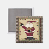 Kerstkerstkerstkerstkerstmagneet Magneet (Voorkant / Achterkant)