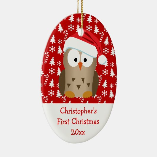 Kerstkerstkerstkerstkerstman - Aangepaste Kinderen Keramisch Ornament (Rechts)