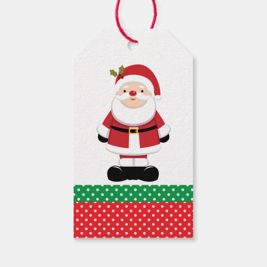 kerstkerstkerstkerstkerstman cadeaulabel (Achterkant)