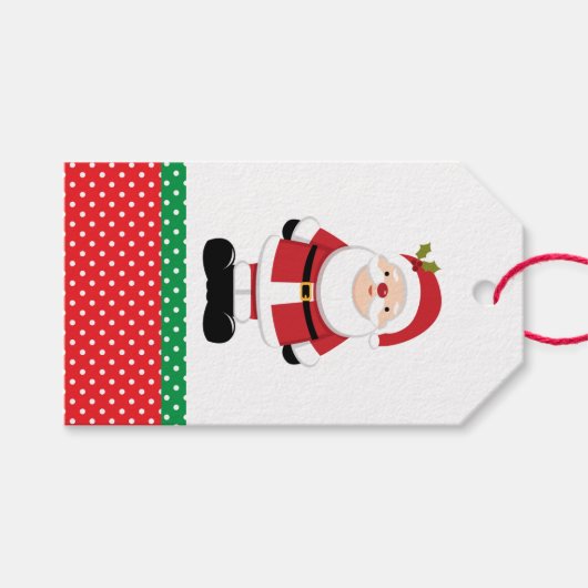 kerstkerstkerstkerstkerstman cadeaulabel (Voorkant (Horizontaal))