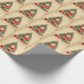 kerstkerstkerstkerstkerstman cadeaupapier (Hoek)