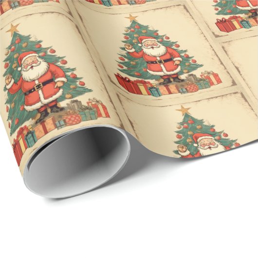 kerstkerstkerstkerstkerstman cadeaupapier (Rol Hoek)