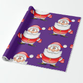 kerstkerstkerstkerstkerstman cadeaupapier (Uitgerold)