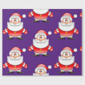 kerstkerstkerstkerstkerstman cadeaupapier (Vlak)