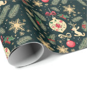 kerstkerstkerstkerstkerstman cadeaupapier (Rol Hoek)