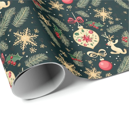 kerstkerstkerstkerstkerstman cadeaupapier (Rol Hoek)