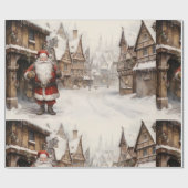 kerstkerstkerstkerstkerstman cadeaupapier (Vlak)