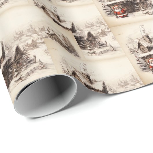 kerstkerstkerstkerstkerstman cadeaupapier (Rol Hoek)