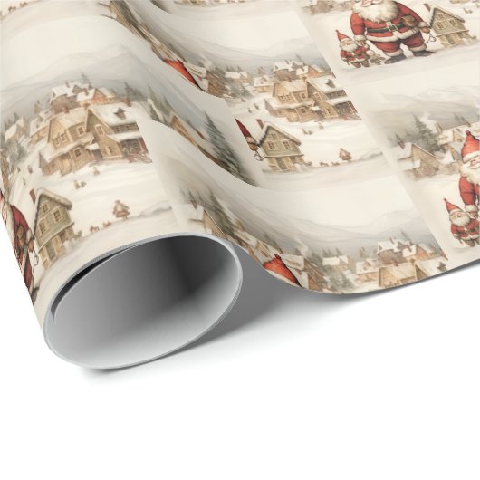 kerstkerstkerstkerstkerstman cadeaupapier (Rol Hoek)