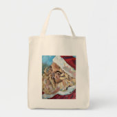 Kerstkerstkerstkerstkerstman-Canvas tas (Voorkant)