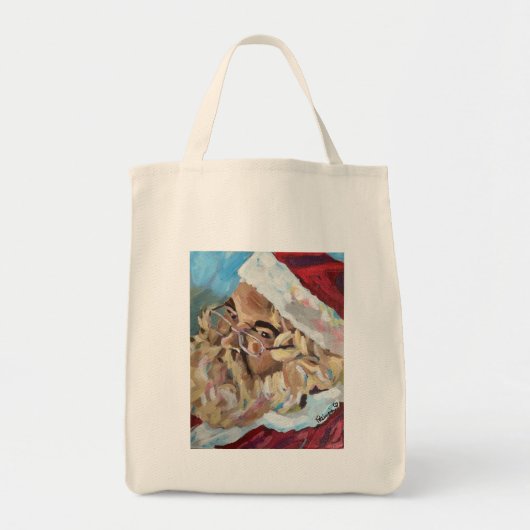 Kerstkerstkerstkerstkerstman-Canvas tas (Voorkant)