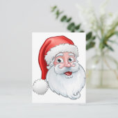 Kerstkerstkerstkerstkerstman-Cartoon Feestdagenkaart (Staand voorkant)