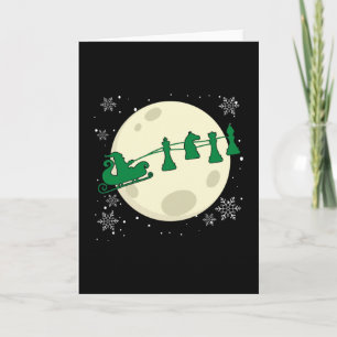 Kerstkerstkerstkerstkerstman - Chess Piece Reindee Kaart