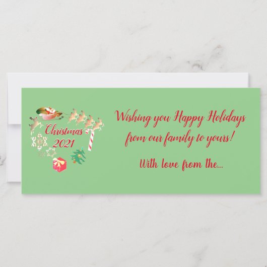 Kerstkerstkerstkerstkerstman en rendier 2 (Achterkant)