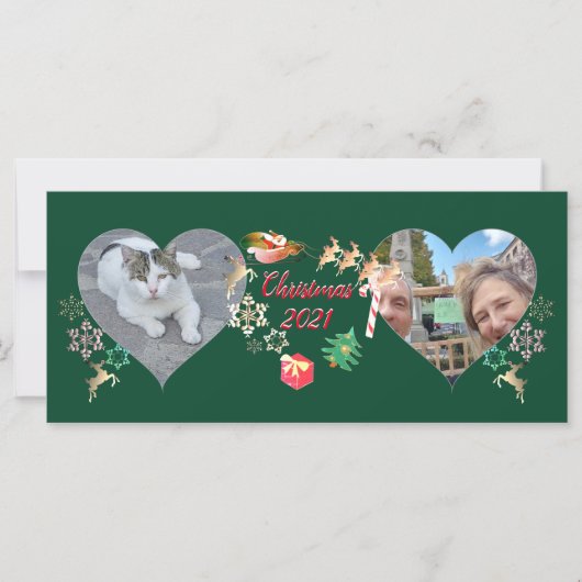 Kerstkerstkerstkerstkerstman en rendier 2 (Voorkant)