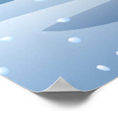 Kerstkerstkerstkerstkerstman en rendier poster (Hoek)