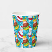 Kerstkerstkerstkerstkerstman en vriend met Snowfla Papieren Bekers (Links)