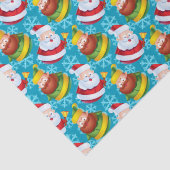 Kerstkerstkerstkerstkerstman en vriend met Snowfla Tissuepapier (Detail)