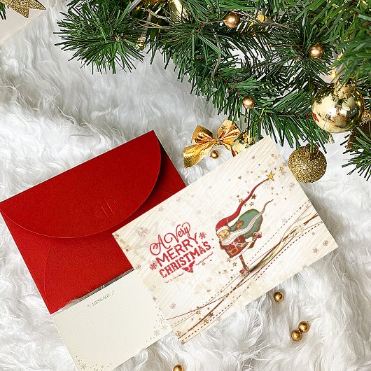 Kerstkerstkerstkerstkerstman Feestdagen Kaart