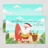 Kerstkerstkerstkerstkerstman Feestdagenkaart (Voorkant / Achterkant)