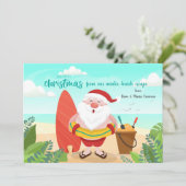 Kerstkerstkerstkerstkerstman Feestdagenkaart (Staand voorkant)