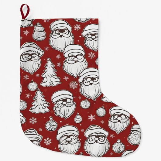 kerstkerstkerstkerstkerstman grote kerstsok (Voorkant)